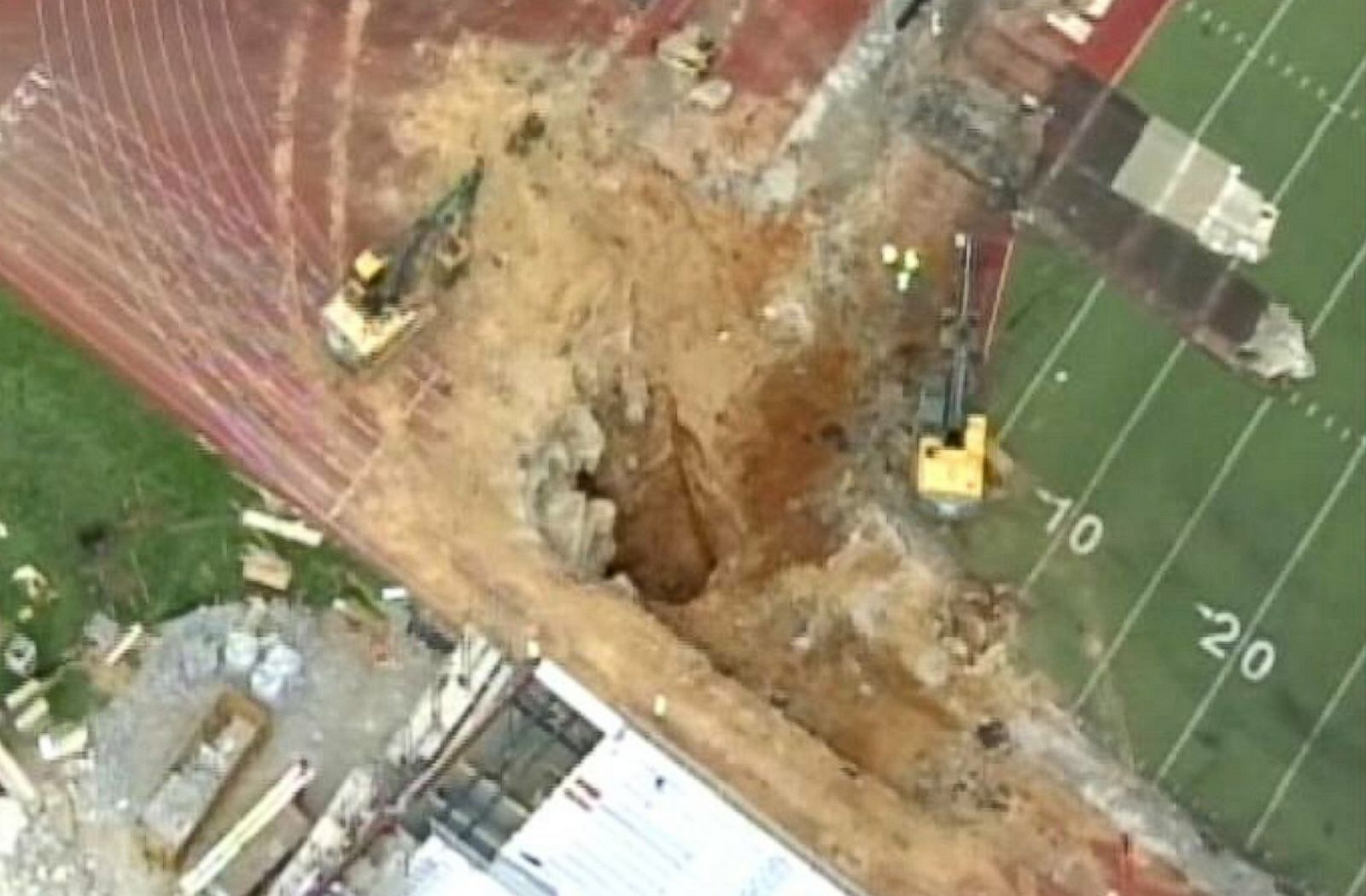 St Louis Sinkhole Swallows A Car Picture Incredible Sinkholes Around